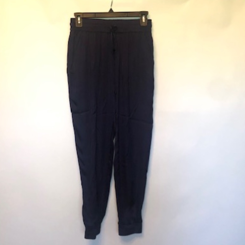 Young fabulous & Broke Purple Satin Joggers